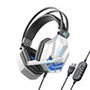 SY850 Wired Dynamic Stereo Headphone with Noise Cancelling Feature Gamer LED Gaming Headset with Mic for PC PS4 Xbox Switch