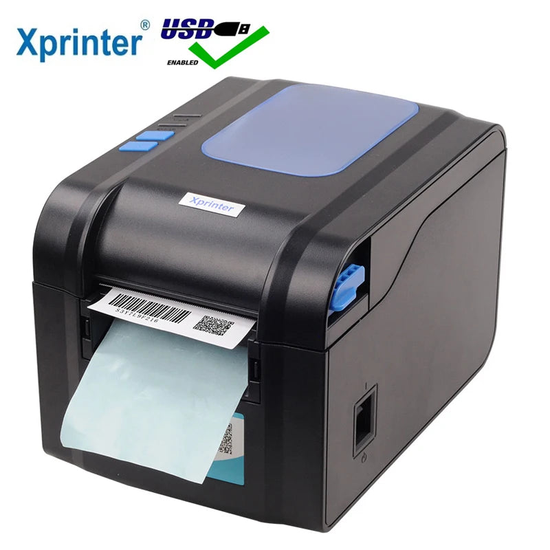 Xprinter 80mm Thermal Label Printer 127mm/s 2,3Inches USB Port for Windows/IOS/Android