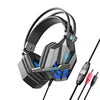 SY850 Wired Dynamic Stereo Headphone with Noise Cancelling Feature Gamer LED Gaming Headset with Mic for PC PS4 Xbox Switch