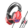 SY850 Wired Dynamic Stereo Headphone with Noise Cancelling Feature Gamer LED Gaming Headset with Mic for PC PS4 Xbox Switch