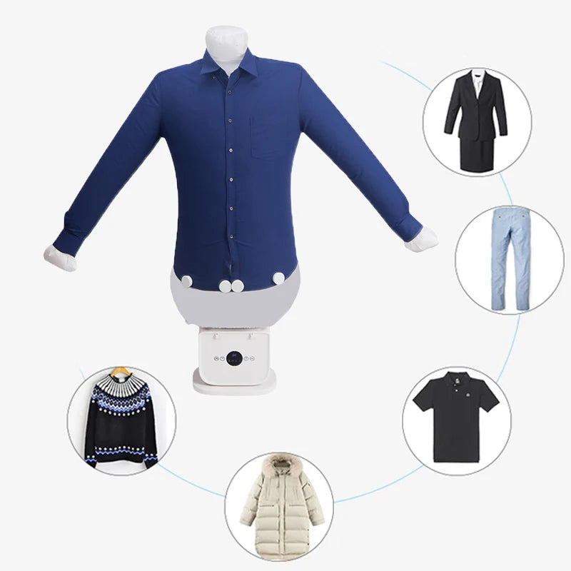 Multi-Function Portable Electric Clothes Dryer Machine Automatic Folding Collapsible Hanger Steam Iron Home Use Plastics Housing