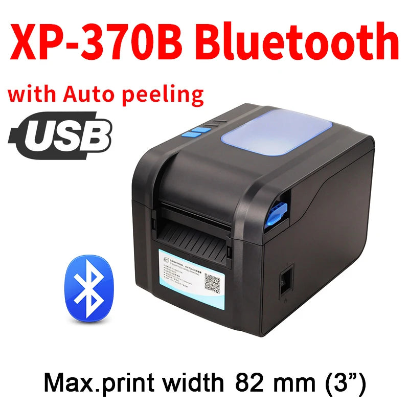 Xprinter 80mm Thermal Label Printer 127mm/s 2,3Inches USB Port for Windows/IOS/Android